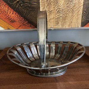 Silver plate basket